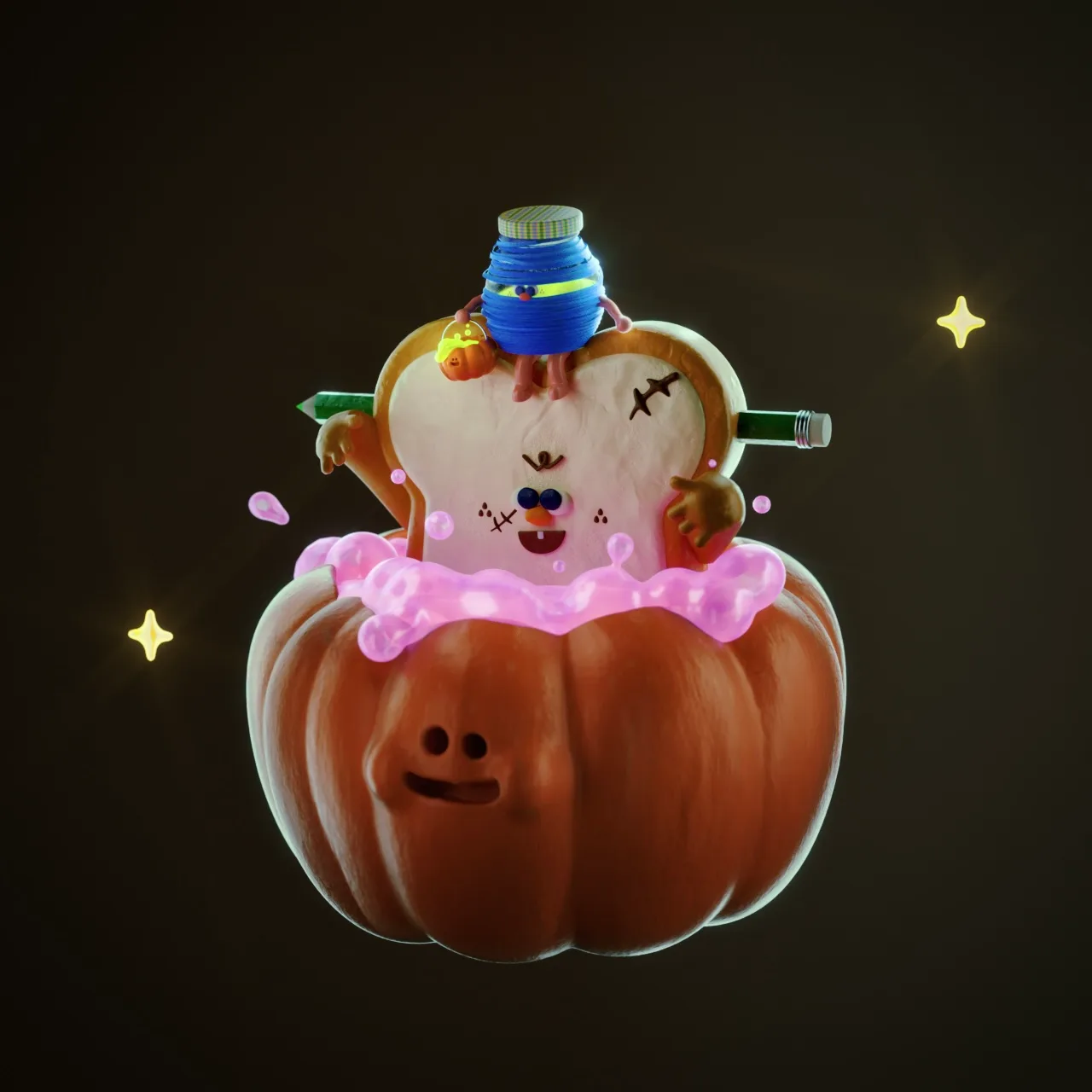 Magical pumpkin soup 🥣🎃🧟‍♂️🔮🧪